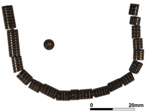 Roman jet bead necklace (c) A14C2H courtesy of MOLA Headland Infrastructure