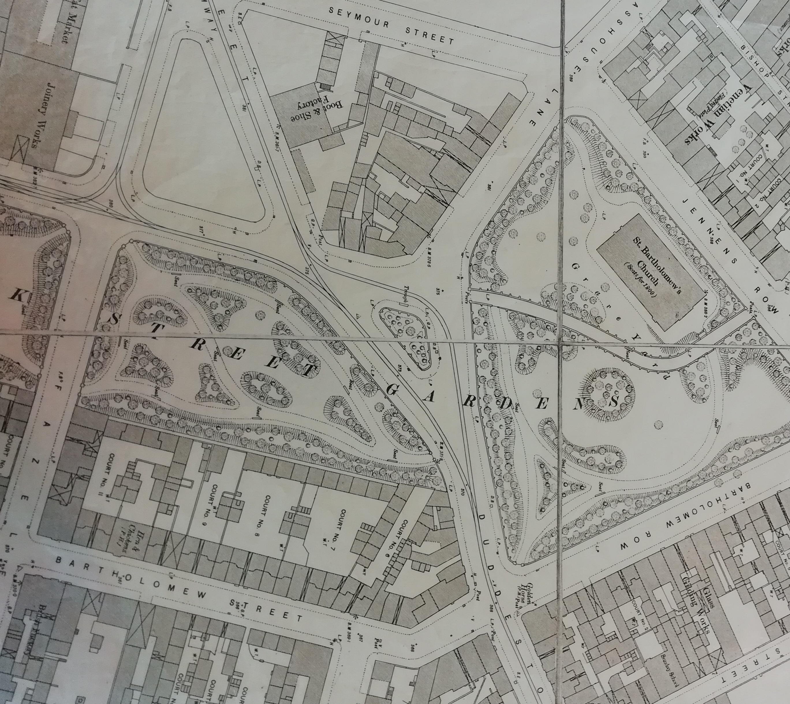 First Edition Ordnance Survey Map Of Birmingham, 1889 - MOLA Headland ...