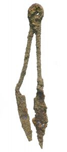 Iron shears discovered on A14C2H (c) Highways England courtesy of MOLA Headland